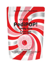 Candy Cane Pedi POP Buffer
