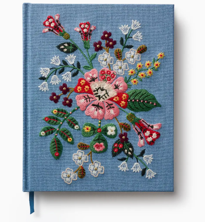 Gracie Embroidered Sketchbook
