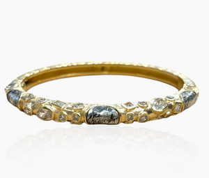 Gold Enzo Bangle