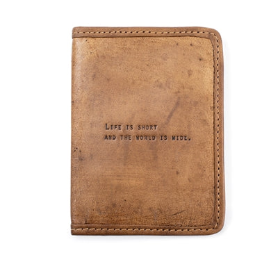 Passport Cover - Life is Short