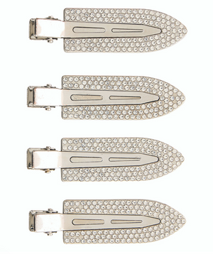 Bedazzled Crease-Free Hair Clips