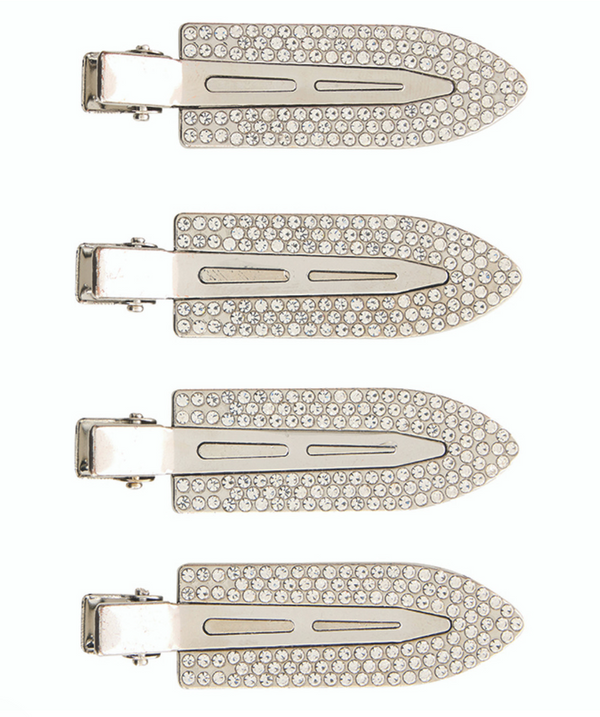 Bedazzled Crease-Free Hair Clips