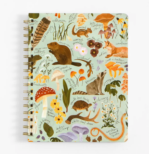 Flora & Fauna Spiral Notebook