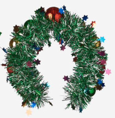 Holiday Wreath Headband