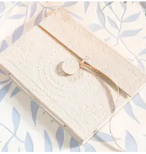 Bohemian Leather Guestbook