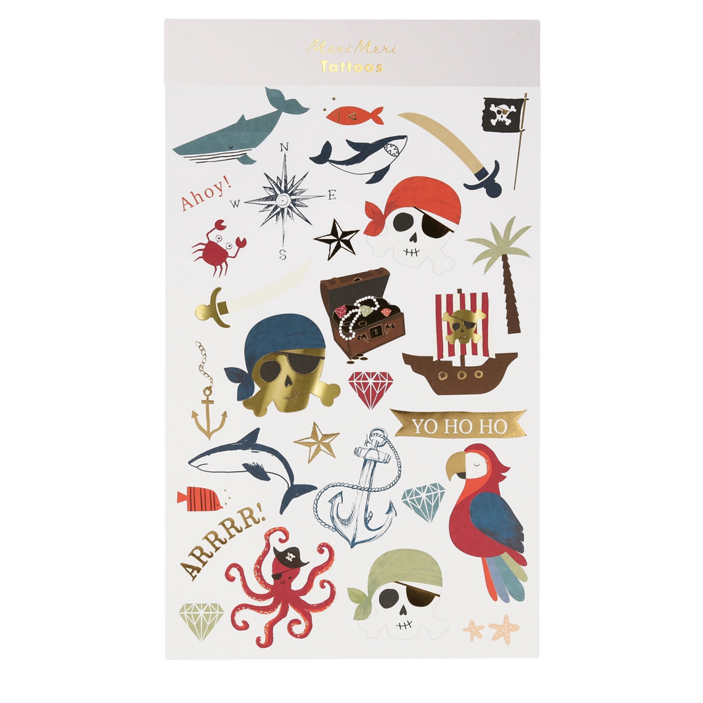 Pirate Tattoo Sheets