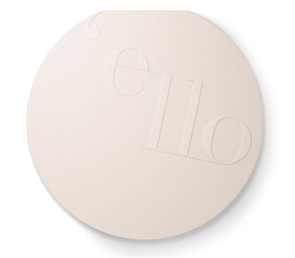 Ello Blank Clamshell Greeting Card