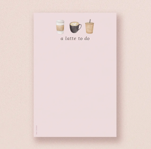 A Latte To Do Notepad
