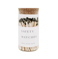 Medium Black Hearth Matches