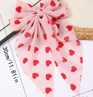 Valentine's Sweet Bow Hair Clip