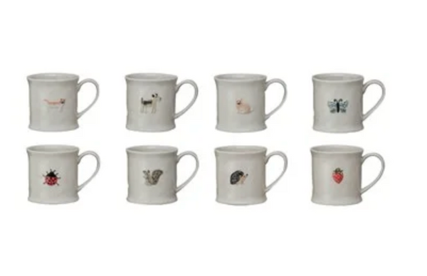Ceramic Mug w/Animal Motif