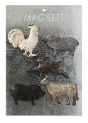 Pewter Animal Magnets