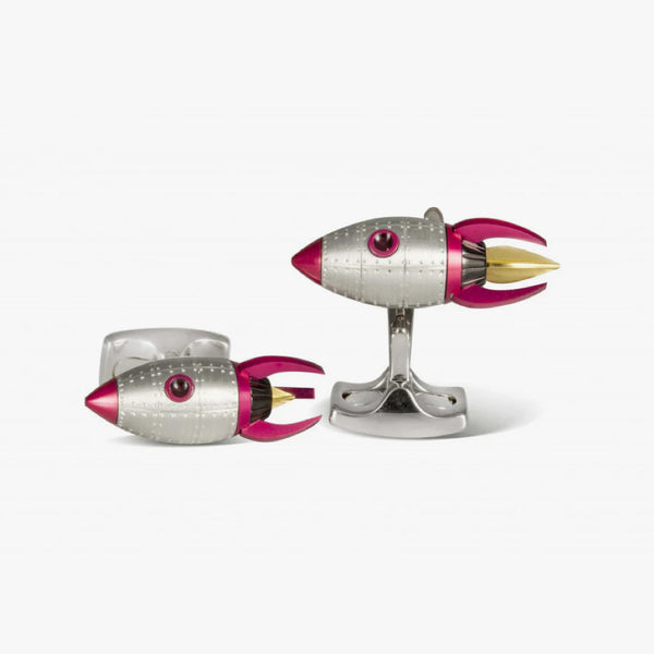 D & F Cuff Links - Rocket