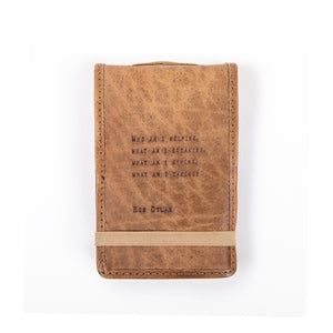 Mini Leather Journal - Bob Dylan