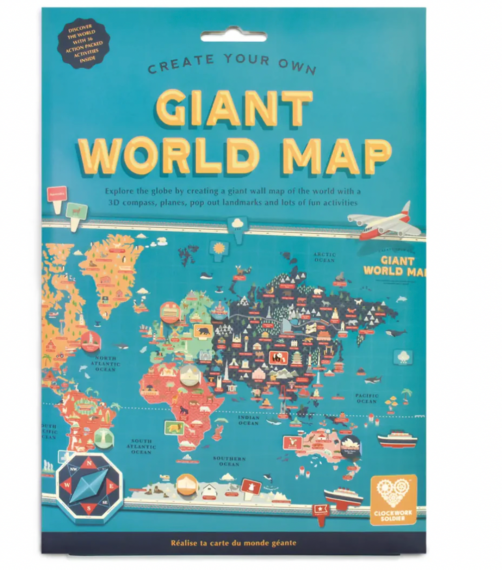 Create Your Own Giant World Map