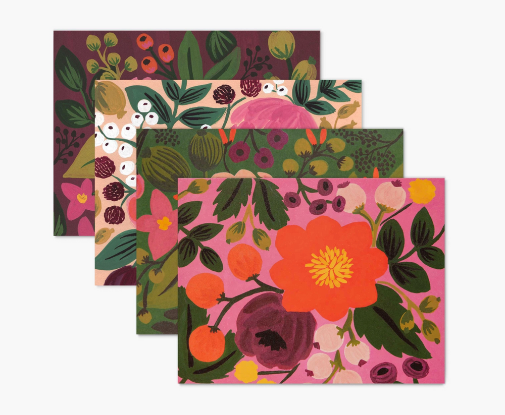 Vintage Blossoms Assorted Card Set