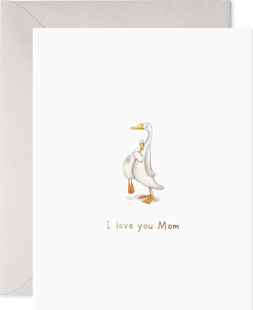 Mom Duck Hug Card