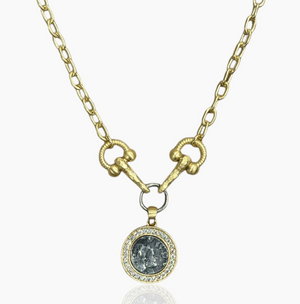 Gold Layla Horsebit Necklace