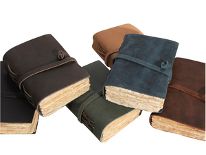 Mini Leather Wrap Journal