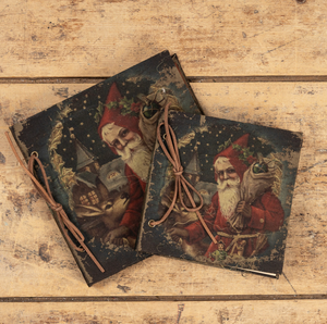 Red Coat Santa Notebook Set