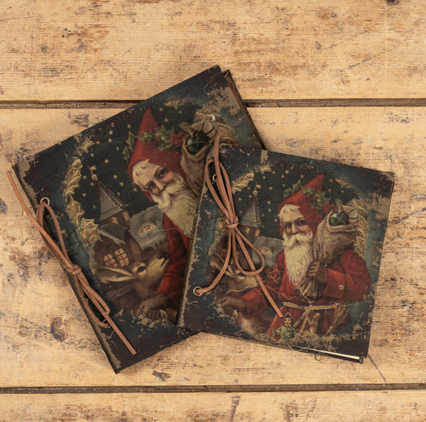 Red Coat Santa Notebook Set