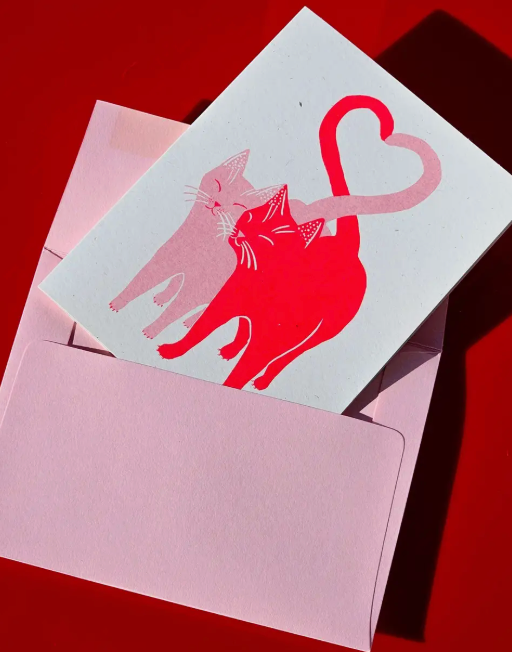Valentines Risograph Cards