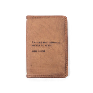 Passport Cover - It's on my List