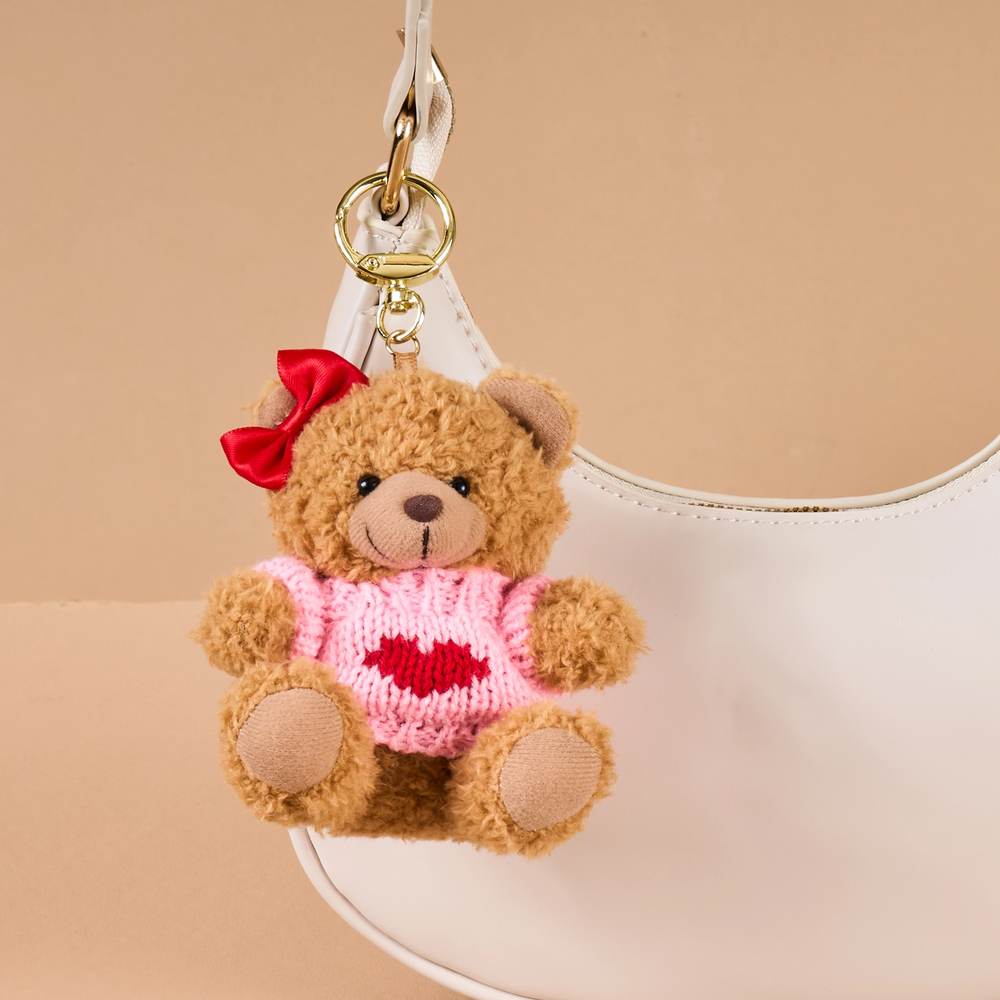 Bear Valentine's Bag Charm