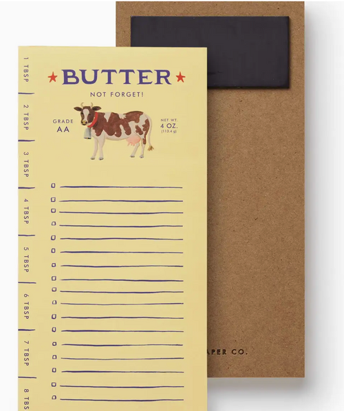 Butter Not Forget Market Pad