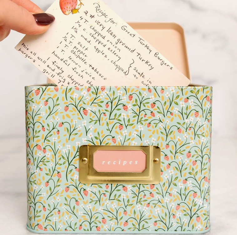 Strawberry Meadow Recipe Tin