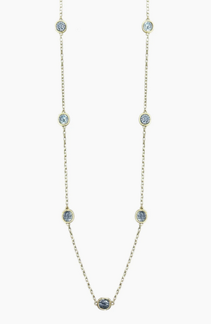 Mini Gold Pavia Station Necklace