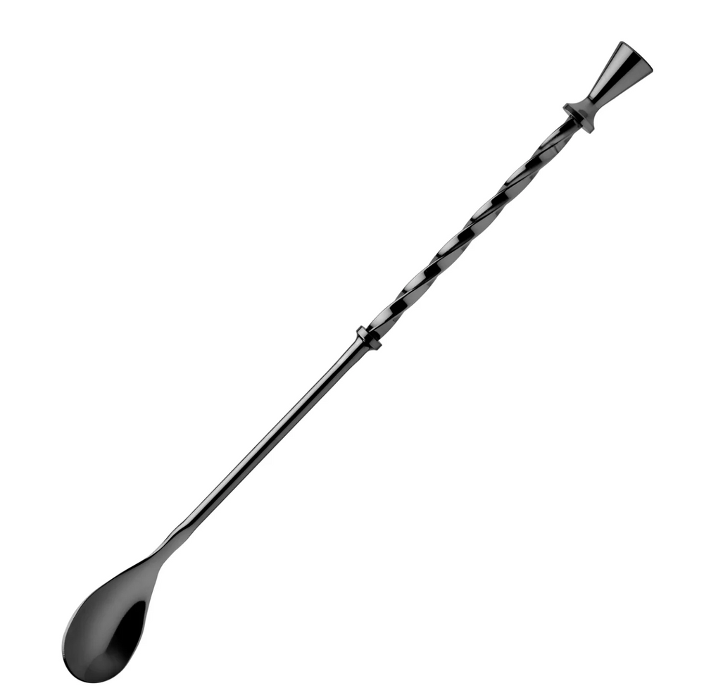 Black Chrome Cocktail Mixing Spoon
