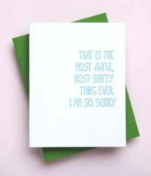 Awful Shitty Thing Card