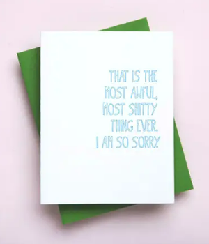 Awful Shitty Thing Card