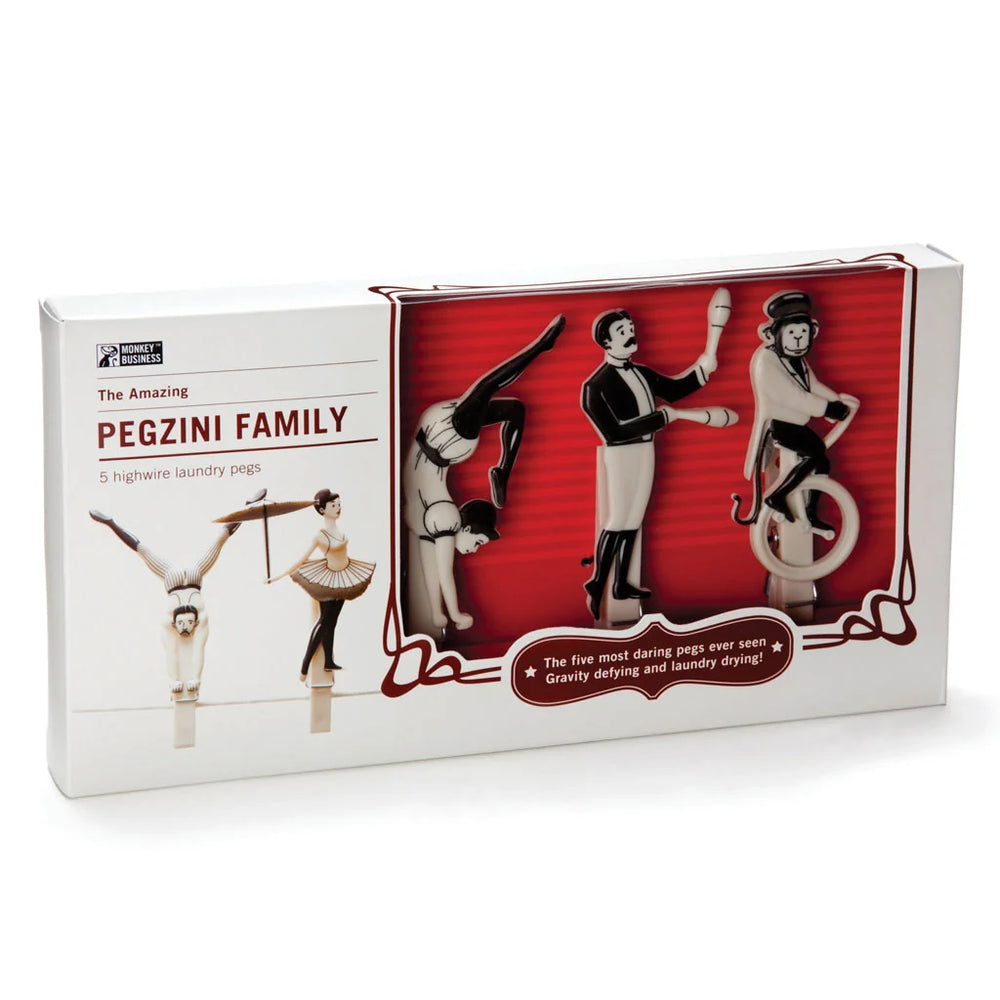 Pegzini Family Clothespin Set