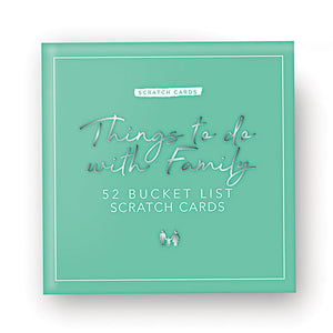 Bucket List Scratch Cards