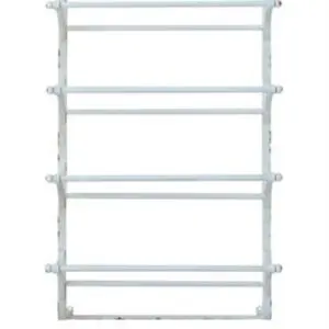 Metal 8-Tier Wall Rack, White (Display)