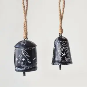 Hand Painted Metal Bell, 2 Styles (Seasonal)
