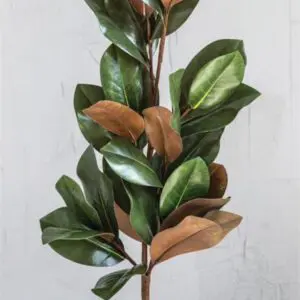 Faux Magnolia Leaf Branch