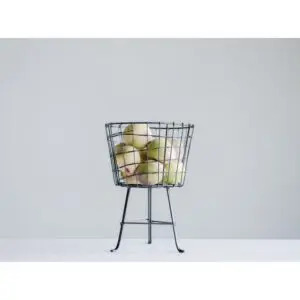 Round Wire Basket with Legs (Display)