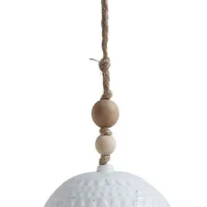 Stoneware Hanging Round Bell