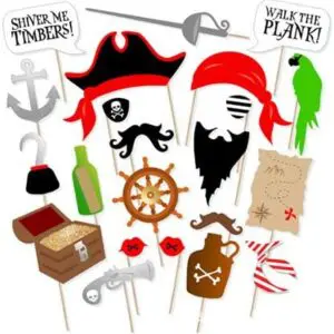 Pirate Photo Booth Props