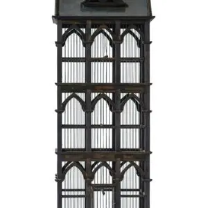 Mango Wood & Wire Birdhouse