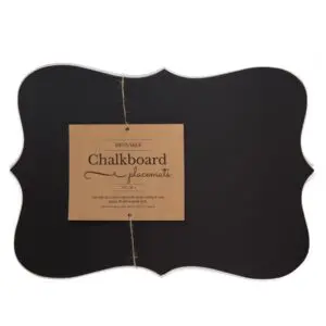 Reusable Chalkboard Placemats (Set of 4)