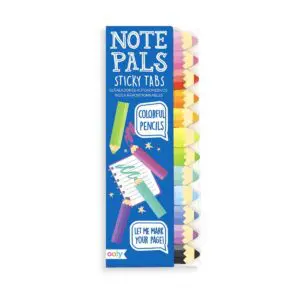 Note Pals Sticky Tabs - Colorful Pencils