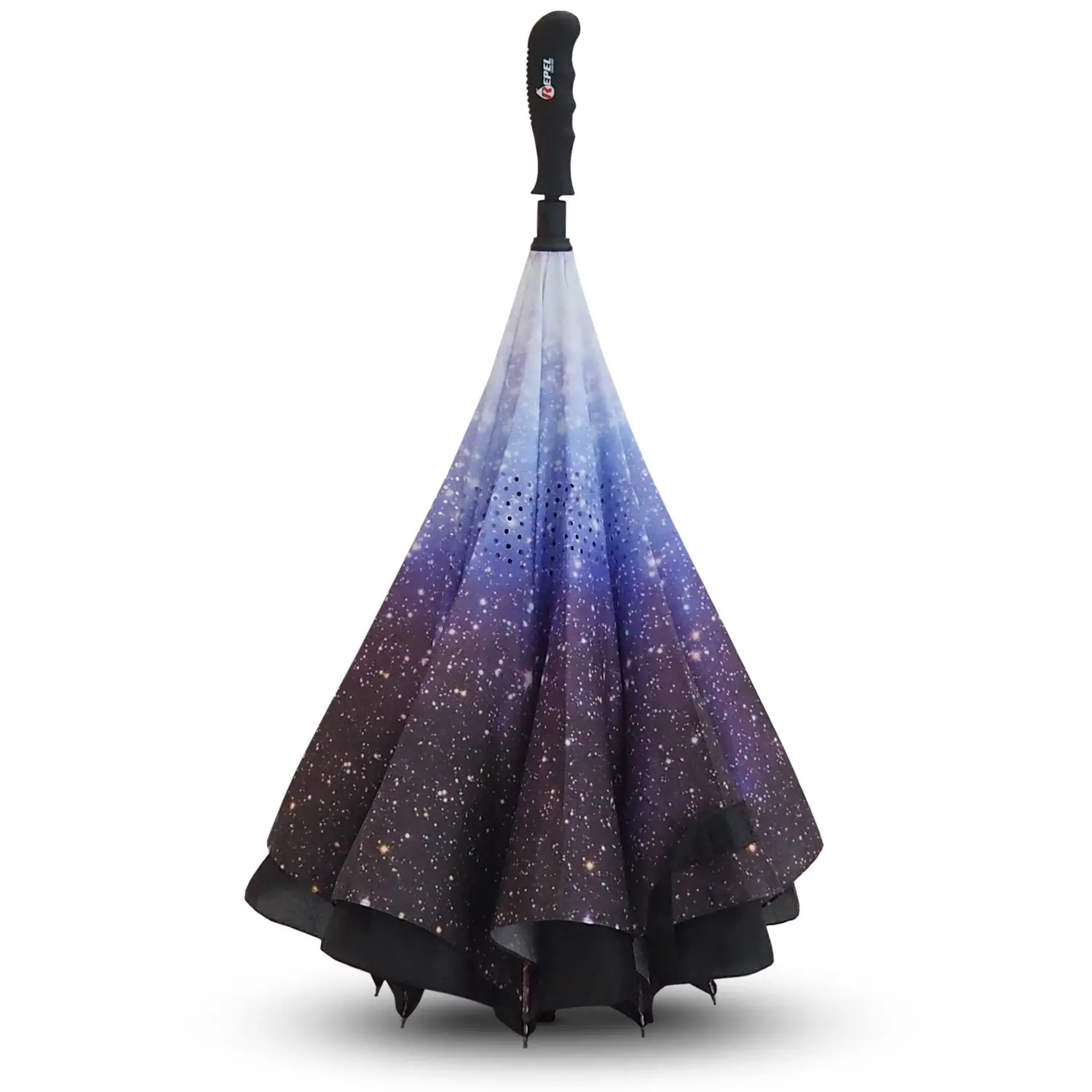 Reverse Folding Umbrella - Starry Night