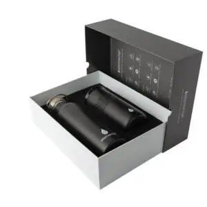 Elemental Water Bottle & Tumbler Gift Set - Matte Black