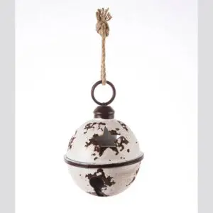 Antique Jingle Bell, White, 7" (Seasonal)