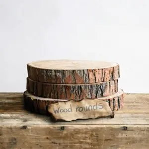 Paulownia Wood Slice, 12-3/4 (Display)