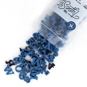 The Type Set Co.® Soft Magnetic Letters - Dark Night